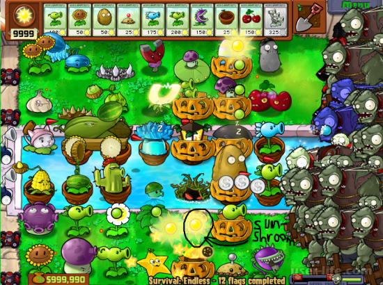     :                (    Plants vs Zombies)