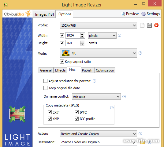 Light Image Resizer  