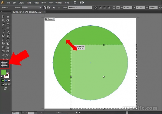Как обрезать изображение в иллюстраторе (Adobe Illustrator)