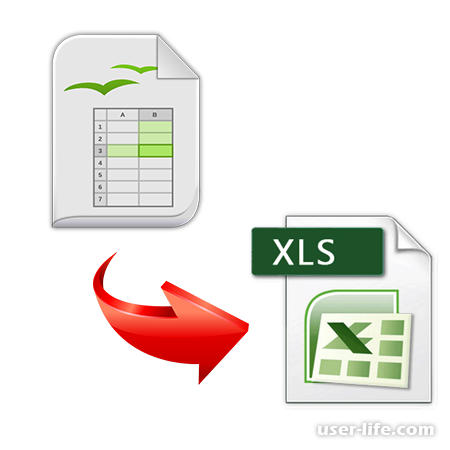 Конвертировать ods в Excel (Эксель)
