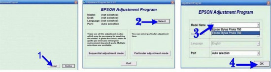 EPSON Adjustment Program как пользоваться инструкция сброс памперса скачать