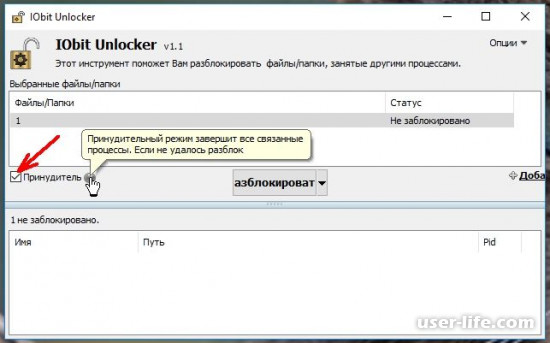 IObit Unlocker как пользоваться скачать бесплатно на русском языке