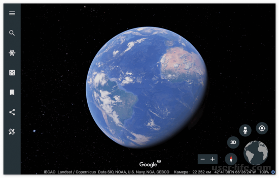 Google Earth карта Планеты Земля как пользоваться скачать бесплатно на русском