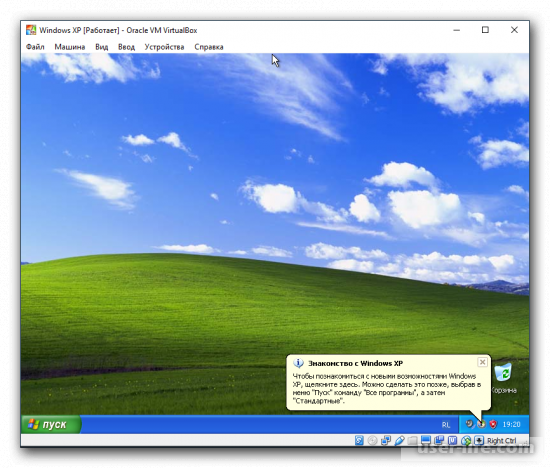 Как установить Windows XP на VirtualBox