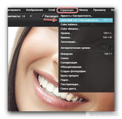Как отбелить зубы на фото онлайн