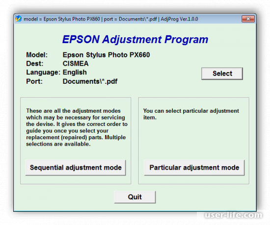 Программы для сброса памперса Epson 