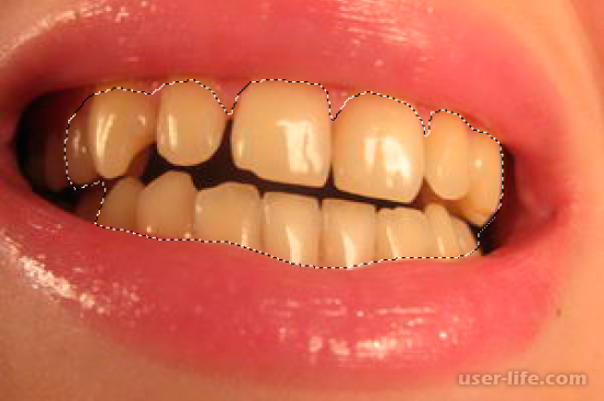 Как отбелить зубы в Фотошопе