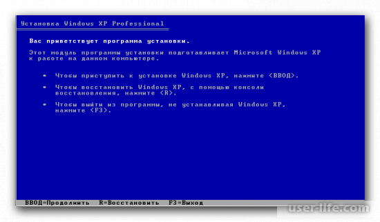 Как восстановить Windows XP с загрузочной флешки
