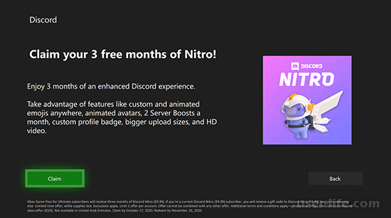 Как активировать Discord Nitro в Xbox game pass