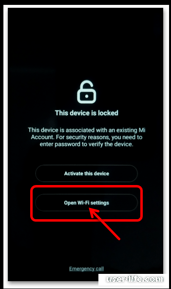   This device is locked  Xiaomi